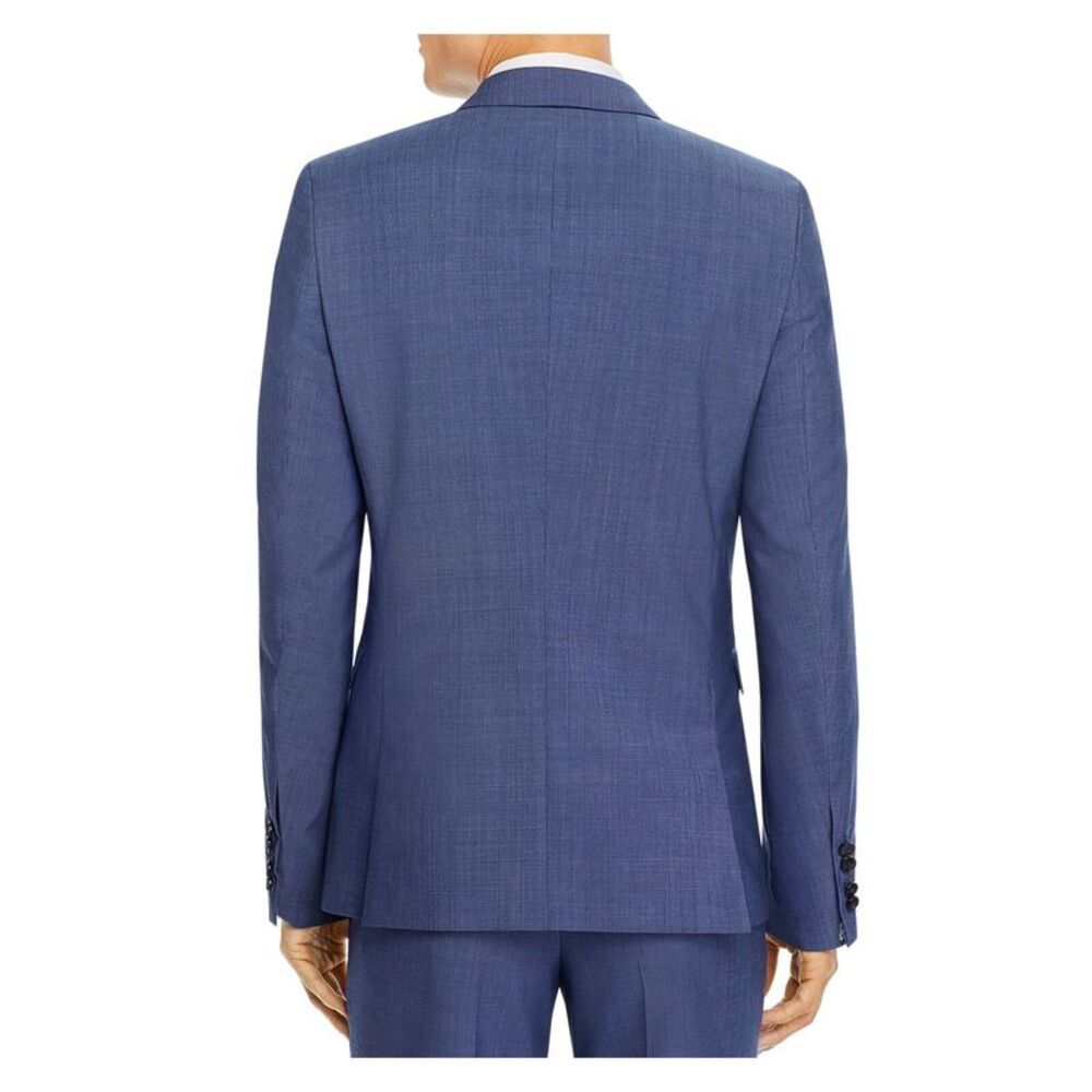 HUGO BOSS Mens Blue Single Breasted, Wool Blend Suit Jacket 38R - Picture 2 of 3